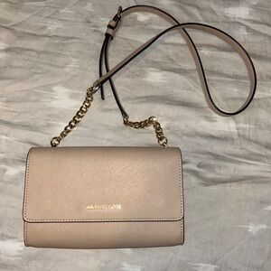 Michael Kors Cross Body Bag- tan